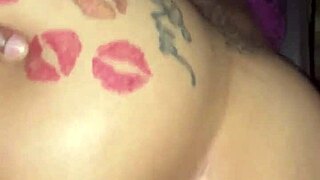 Lightskin ebony step-sister waits outside for boyfriend