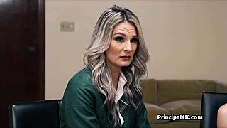 Threesome With Principal To Become The Valedictorian