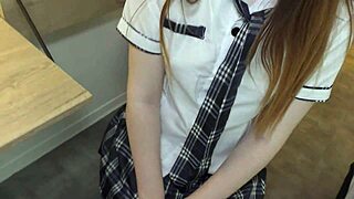 Amateur teen Vivien Doll gets fucked by her big black cock maths teacher in interracial scene