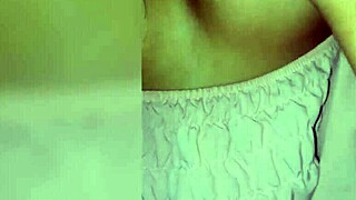 18-year-old latina blonde rides fat cock in homemade cowgirl assfucking!