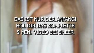 masturbate with me in the shower! hairy milf amelie lei trailer