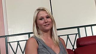 creampie couple - amateurs milf housewife has passionate afternoon sex, ripping clothes and reaching orgasm with dripping pussy