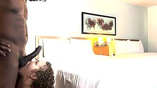 Blacvenum and Kween Bunny engage in sloppy hotel sex with deepthroat