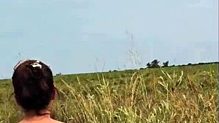 An Argentinian wife takes a curvy walk in the field with voyeuristic elements.