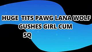 lana wolf's big tits jiggle as brad slams her curvy drunk pussy