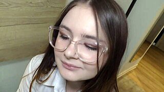 Amateur teen Vivien Doll gets fucked by her big black cock maths teacher in interracial scene