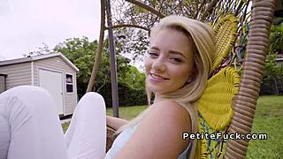 i banged petite spinner in leggings with huge dick doggystyle pov