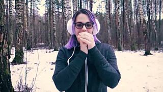 Yukina Saeki throats her man in chunky lingerie