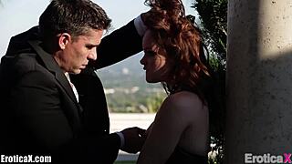 Is Jenna Ready For This Monster Cock While Cuffed In Stockings?