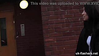 british lassie pisses pants publicly