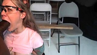 Ray Ray Gets Fucked In Woodworking Class With Sloppy Cumshot Facial