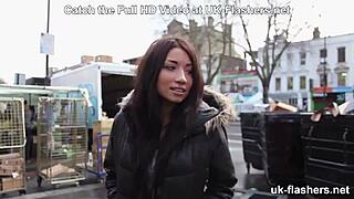 british lassie pisses pants publicly