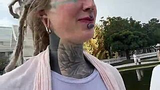 45 year old busty mom gets fucked in missionary with creampie