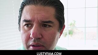 Betty explores missionary position in intimate session