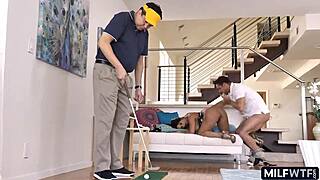 Latina Cougar Wife Gets Assfucked Anal Creampie