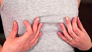 slender Japanese cutie explores solo for first time