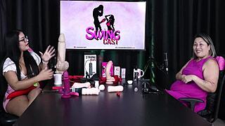 Luciana Kai In Sheer Red Lingerie Looks So Sexy!