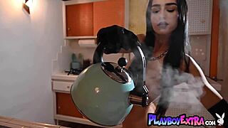 Petite Busty Redhead Milf Renee Olstead Posing Naked In A Public Laundry