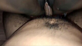 stepson catches mother-in-law and cums inside