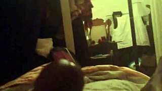 Big cock shemale jerks off in solo session