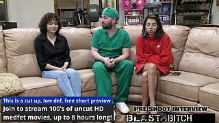 brooklyn rossi sucks dick, gets fucked, blasted with huge cum load backstage