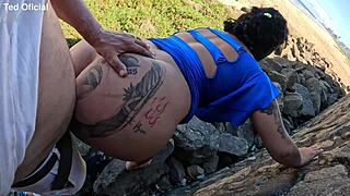 Meduzza Fucks On Beachfront