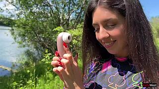 I Came Three Times And Got A Dick In My Ass Outdoors With Toys From Flirtwithsb. Intense outdoor play.