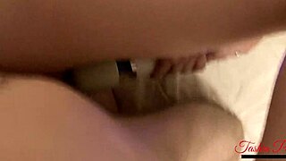 sexy college cutie tries new toy and creams on thick cock with creampie -tashiapeite