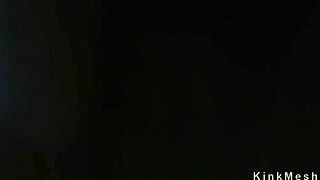 Gagged Blonde Gets Throat Fucked.