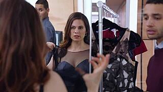 hayley atwell moans in big tits sex scenes with kissing and natural boobs