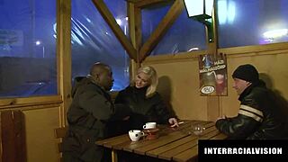 horny babe pussy licked by bf while taking bbc anally