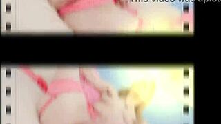 Skinny teen sweetie endures 4-on-1 assfuck with double penetration