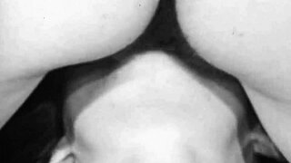 in a vintage setting, three hairy lesbians engage in pussy licking and eating in an antique threesome.