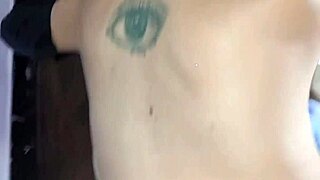 Blonde stepsister bent over for huge cock orgasm