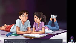 Mia's Intense First Big Dick in Summertime Saga