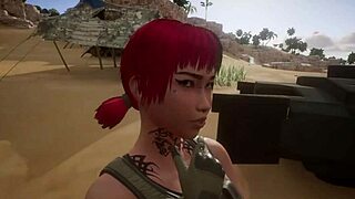 Kim in spear training with rough ebony group action