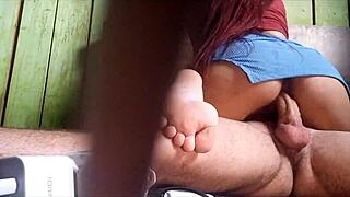 Bastidores Caseiro Couple Big Cock Passionate Hungarian Bent Over