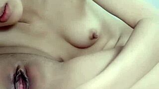 two women passionately licking each other in intimate lesbian encounter