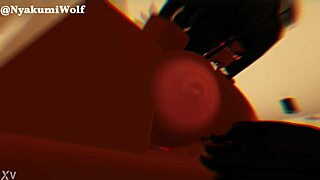 Emptying balls into beautiful ebony futanari with monster cock!