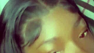 my little 18+ shy stepsister gets caught sucking big black cocks again in homemade taboo blowjob with ass and orgasm