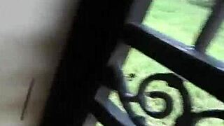 Blondie Esmi Lee performs outdoor oral for Industry Invaders