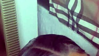 my little 18+ shy stepsister gets caught sucking big black cocks again in homemade taboo blowjob with ass and orgasm