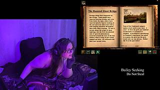 brunette bbw with big natural tits plays naked in secrets can end remaster part 1