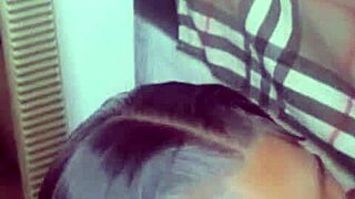 my little 18+ shy stepsister gets caught sucking big black cocks again in homemade taboo blowjob with ass and orgasm