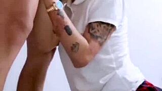 venezuelan blonde schoolgirl gets fucked live by boyfriend on tiktok 😍