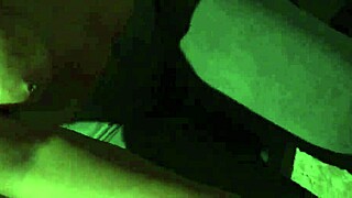 Intriguing Ebony Tittie Cumshot Scene