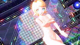 kagamine rin in alien bunny costume nude