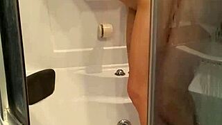 I want to spy on this girl in the shower getting fucked hard