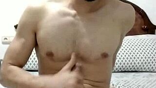 Attractive Guy Shows Ass And Jerks Monster Cock