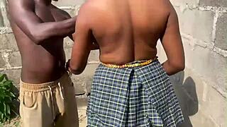 man, africans just can’t resist banging outdoors with those curvy bodies